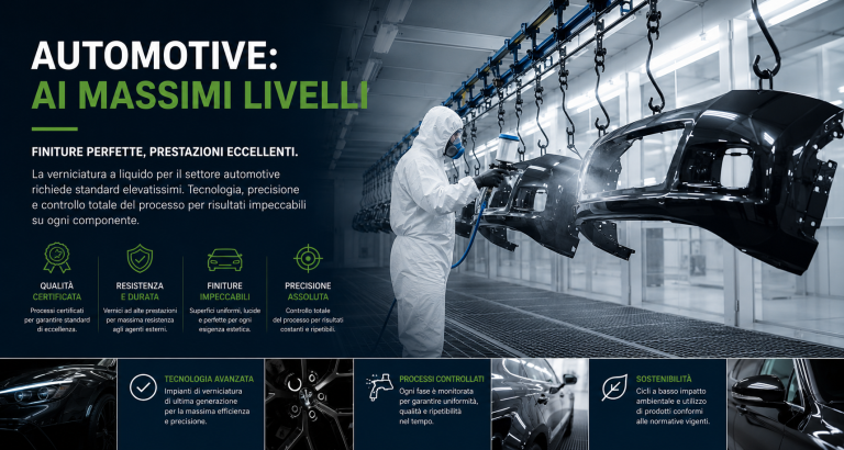 Verniciatura a liquido Alessandria